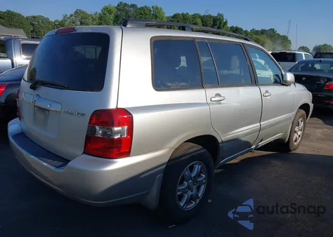 2006 Toyota Highlander V6 z USA, uszkodzony, nr VIN JTEGP21A760102882